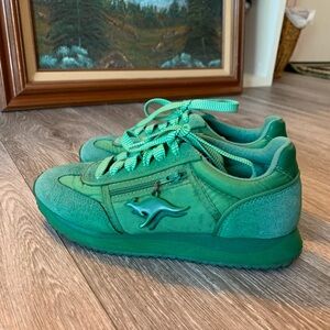 Kangaroos green fashion sneakers